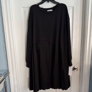 Moa Moa Black Long Sleeve Dress